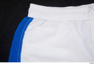 Clothes   275 sports white capri shorts 0007.jpg